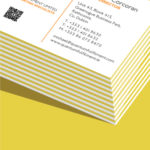 yellow seam business card