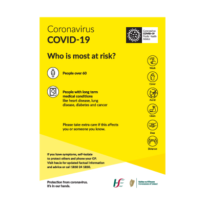 Covid 19 Corriboard Sign Panel (CP 101)